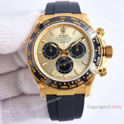 New 2024 / QF Factory 1:1 Replica Rolex Cosmograph Daytona Gold QF V5 4131 Watch